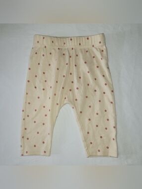 Tahari Baby Size 6-9 Months Cream with Pink Polka Dots Pants
